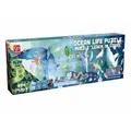 Produktbild: Puzzle Hape 150 x 30 cm 200 Stücke Marineblau
