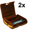 Produktbild: 2x Batterie-Box: Akkus als 4,5V Flachbatterie,Adapter für 3x AA statt 3R12 3LR12