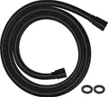 Produktbild: hansgrohe Isiflex - universal Duschschlauch 1,25m, mit Verdrehschutz, flexibler Brauseschlauch mit Knickschutz, inkl. Dichtungsringe, Mattschwarz