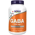 Produktbild: NOW Foods GABA, 750mg - 200 vcaps