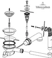Produktbild: Villeroy & Boch VB Zubehör Ablaufgarnitur 828610