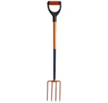 Produktbild: PROREGAL® Spatengabel Dunggabel Mistgabel Mistforke Heugabel Streugabel 1200 mit D -Griff