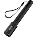 Produktbild: ANSMANN LED Taschenlampe in schwarz T150, Outdoor Leuchte mit hocheffizientem Reflektorsystem, 150 Lumen & Spritzwassergeschützt IP54, Ideal für Gassigehen, Wandern, Joggen, etc.