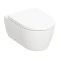 Produktbild: Geberit iCon Wand Hänge WC Set Tiefspüler Rimfree Sitz softclose weiß 501664001