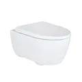 Produktbild: Geberit iCon Wand-WC Set Rimfree Tiefspüler mit WC-Sitz Weiß Duroplast Weiß