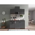 Produktbild: Miniküche Oliver mit Geräten ca. 150 cm Grau