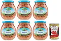 Produktbild: 6x Valfrutta Fagioli Borlotti,Italienische Borlotti-Bohnen,Hülsenfrucht Gemüse Gekochte Bohnen,Glas 360g + Italian Gourmet Polpa di Pomodoro 400g Dose