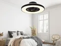 Produktbild: TRIO HALMSTAD, Haushalts-Lamellenlüfter, Schwarz, Zimmerdecke, Kunststoff, IP20, AC