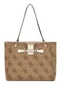 Produktbild: GUESS Nolana Noel Tote Schultertasche Shopper Tasche Latte Logo / Bone beige Neu