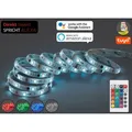 Produktbild: Briloner WIFI RGB-LED Flexband mit transparenter Ummantelung Kunststoff weiß 5m