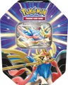 Produktbild: Pokémon-Sammelkartenspiel: Tin-Box Schlagkräftige Legenden: Zacian-ex (1 holografische Promokarte & 4 Boosterpacks)