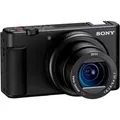 Produktbild: Sony ZV-1 Kompaktkamera (vielseitigen 24-70-mm, 20,1 MP, 2,7x opt. Zoom, Bluetooth) schwarz