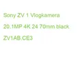 Produktbild: Sony ZV 1 Vlogkamera 20.1MP 4K 24 70mm black ZV1AB.CE3 (4548736166592)
