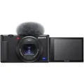 Produktbild: Sony ZV-1A Kompaktkamera, mit 3 Zoll Display, 2,7x optischer Zoom, 1'' Sensor, WLAN, Bluetooth, 4K, 20 MP