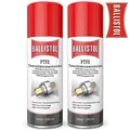 Produktbild: 2x Ballistol PTFE Spray Trockenschmierung Feststoffschmierung dauerhaft 200ml
