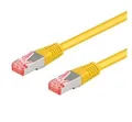 Produktbild: ASSMANN DIGITUS Professional CAT 6A S-FTP Patchkabel, Cu, 0,5 m, Gelb