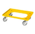Produktbild: Logiplast Transportroller Transportroller – 4 Lenkrollen, passend für Eurobehälter 600×400 mm