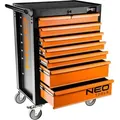 Produktbild: NEO tools 84-222, Schwarz, Orange, Kugellager-Teleskopschienen, 280 kg, 12,7 cm, 4 Rad/Räder, 680 mm - Schwarz/Orange