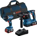 Produktbild: BOSCH Bohrmaschine 18V Akku Bohrhammer Set