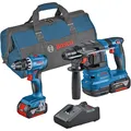 Produktbild: Bosch Professional Kombi-Set Akku-Bohrschrauber GSR 18V-45 + Akku-Bohrhammer GBH