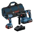 Produktbild: Bosch Professional Combo Kit 18V-Set: GSR 18V-45 & GBH 18V-22 mit... 0615A50038