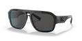 Produktbild: Sonnenbrille Dolce & Gabbana Pilot Schwarz Graue Gläser DG Logo