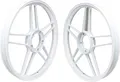 Produktbild: 2x Gussfelge (Sternfelge) weiß 1,35x17 Zoll für Puch Maxi - Citomerx