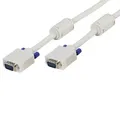 Produktbild: VIVANCO Hochwertiges VGA Kabel, 5 m, doppelt geschirmt, 15 pol. HD Stecker, mit