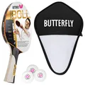 Produktbild: Butterfly® Timo Boll Gold 85020 Tischtennisschläger | Tischtennis Racket Bat TT Hobby & Freizeit | Trainingsschläger für geüpte Spieler | ITTF zertifizierter Pan Asia Belag | konkave Griffform