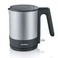 Produktbild: SEVERIN Wasserkocher WK 3409, 1,7 l, 2.200 W, Edelstahl gebürstet, Dampfstopp, Kalkfilter, Deckelverriegelung 665804