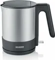 Produktbild: SEVERIN Wasserkocher 1.7 Liter 2.2 kW Edelstahl/Schwarz (WK 3409)