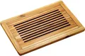 Produktbild: KESPER® Schneidebrett Brot-Schneidebrett abnehmbarer Schneiderost Akazienholz 47,5x32x2cm, (1-St)