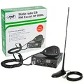 Produktbild: CB Funk Transceiver PNI Escort HP 8000L mit einstellbaren ASQ, 4W Tastensperre + CB Antenne PNI Extra 45 SWR 1.0 45cm hoch Glasfaser magnetische Halterung enthalten