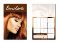 Produktbild: 100 Stück Treuekarten Bonuskarten Friseur mit 10 Stempelfelder Frisör (BOK-412)