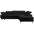 Produktbild: MKS Ecksofa, Schwarz, Textil, 3-Sitzer, L-Form,L-Form, 273x208 cm, Oeko-Tex®, Wohnzimmer, Sofas & Couches, Wohnlandschaften, Ecksofas