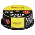 Produktbild: 1x25 Intenso DVD+R 4,7GB 16x Speed Cakebox printable