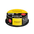 Produktbild: Intenso DVD+R 4,7 GB 16x DVD-Rohlinge bedruckbar kratzfest 25er Spindel