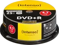 Produktbild: DVD+R4,7 INT25P - Intenso DVD+R 4,7GB, 25-er CakeBox, printable