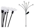 Produktbild: Lumineo LED Solarleuchte, Dauerlicht, warmweiß, Solar Stabbeleuchtung 6 Blumen LEDs Outdoor Kunststoff 70cm Warmweiß
