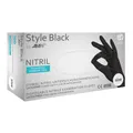 Produktbild: STYLE BLACK, Nitril-Untersuchungshandschuh, puderfrei, schwarz, Gr. XXL | Box