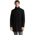 Produktbild: TOM TAILOR 2 IN 1 WOOL COAT Herren Mantel - Schwarz - XL