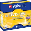 Produktbild: Verbatim DVD+RW 4.7 GB 5er Jewelcase (43229)