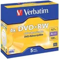 Produktbild: Verbatim DVD+RW 5erPack 4.7GB/120M