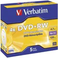 Produktbild: Verbatim VER43229 DVD+RW Matt Silver 4x