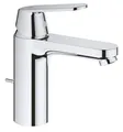 Produktbild: GROHE Eurosmart Cosmopolitan, Waschtischarmatur, wassersparend (Wasserhahn für das Bad, Badarmatur mit Zugstangen-Ablauf, 17cm hoch, einfache Installation am Waschbecken), chrom, 23325000