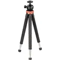 Produktbild: Hama Traveller Pro Dreibeinstativ 1/4 Zoll Arbeitshöhe=23 - 105 cm Schwarz,