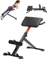 Produktbild: VEVOR Roman Chair Super Extension Bench 113 kg Tragkraft Klappbar, Rückenmuskeltraining Trainingsgerät, Home Gym Fitness Gewichtheberbank