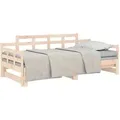 Produktbild: Tagesbett Ausziehbar Massivholz Kiefer 2x(80x200) Cm Vidaxl