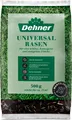 Produktbild: Dehner Saatgut Universalrasen, hochwertige Rasensamen für dichten und sattgrünen Rasen, schnell keimend / pflegeleicht / robust, ideal für Nachsaat und Neuanlage, 500 g, für ca. 25 m²