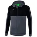 Produktbild: Erima Trainingsjacke Herren SIX WINGS Trainingsjacke mit Kapuze grau|schwarz XXXL